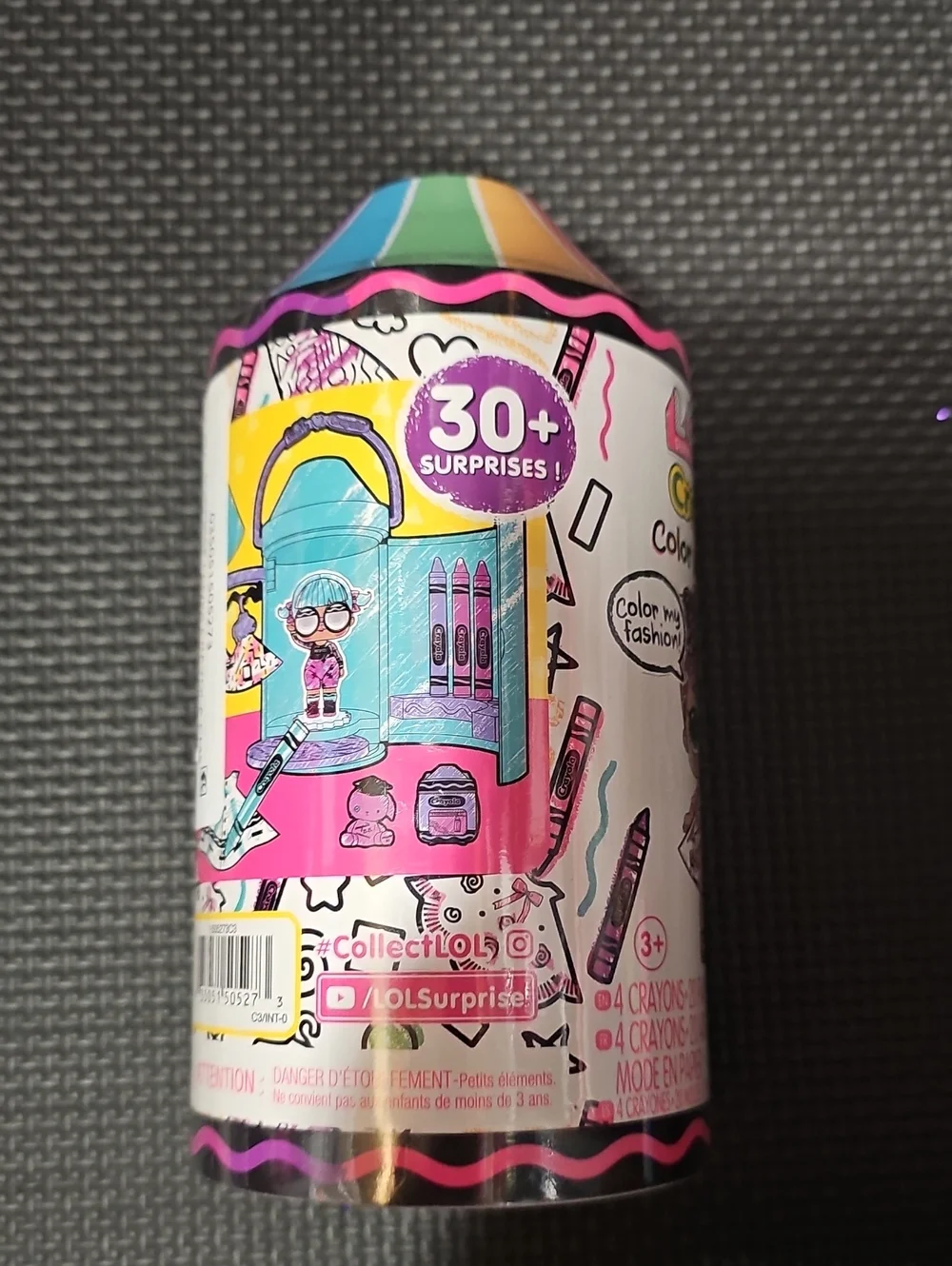 LOL Surprise x Crayola Color Me Studio - Pink Multi Color Fashion Set